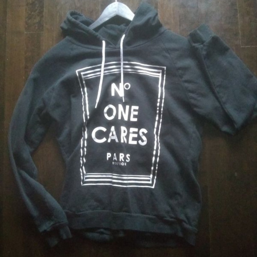 Black hoodie